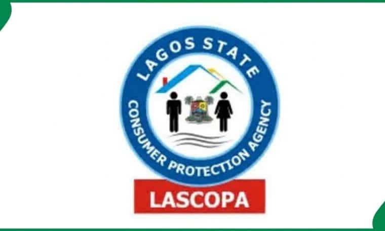 The Lagos State Consumer Protection Agency (LASCOPA) official logo