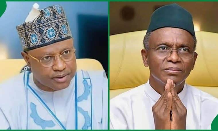 Governor of Kaduna State, Uba Sani and his predecessor, Nasir El-Rufai