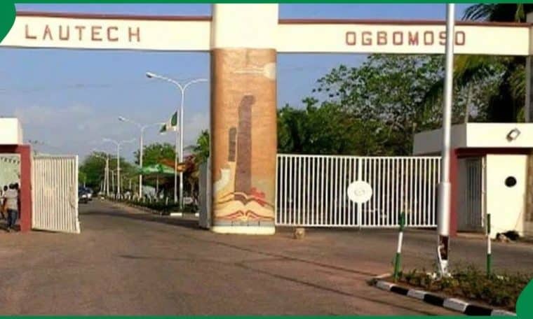 Ladoke Akintola University of Technology (LAUTECH) entrance.