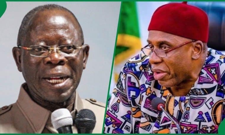 Adams Oshiomhole and Rotimi Amaechi