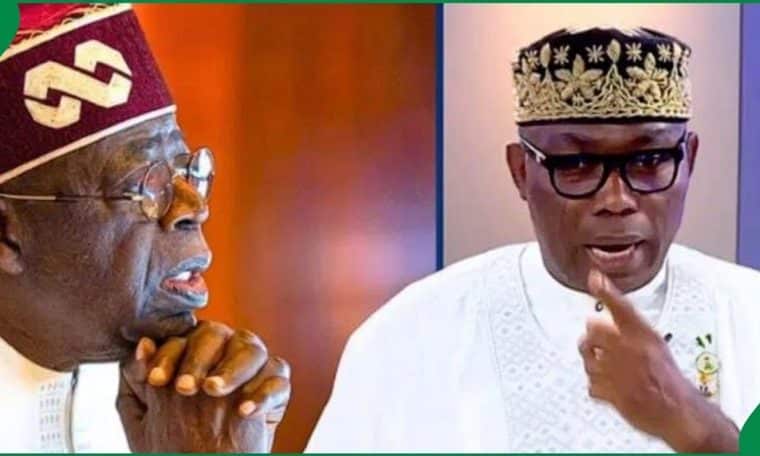 Bola Tinubu and Adewole Adebayo