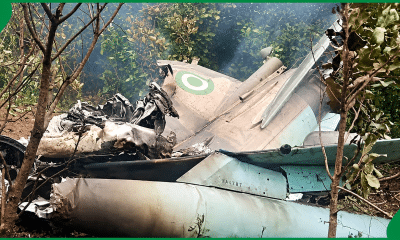 Crashed NAF Aircraft