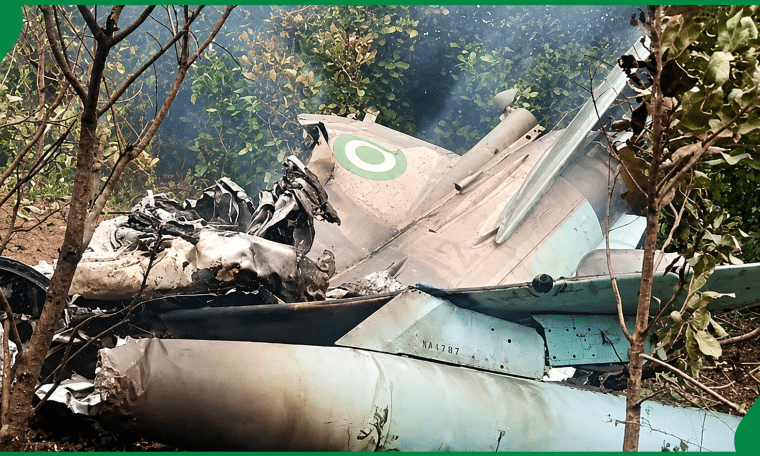Crashed NAF Aircraft