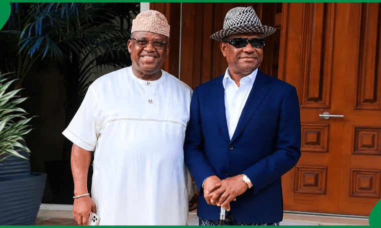 Daniel Orbih and Nyesom Wike