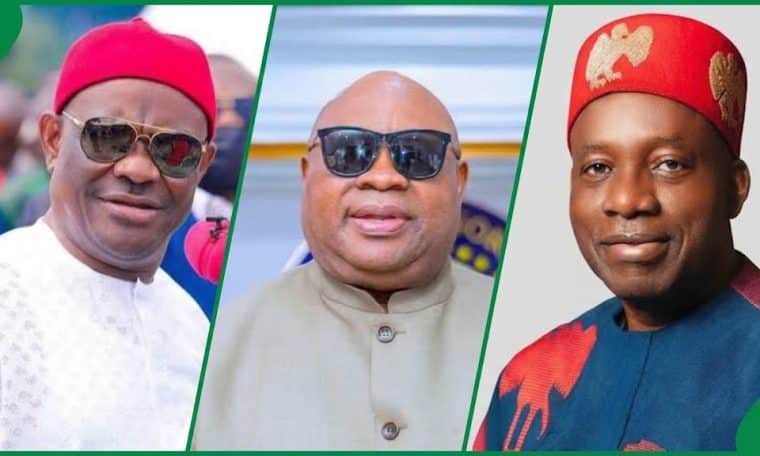 FCT Minister Nyesom Wike - Osun Governor Ademola Adeleke and Anambra Governor Charles Soludo