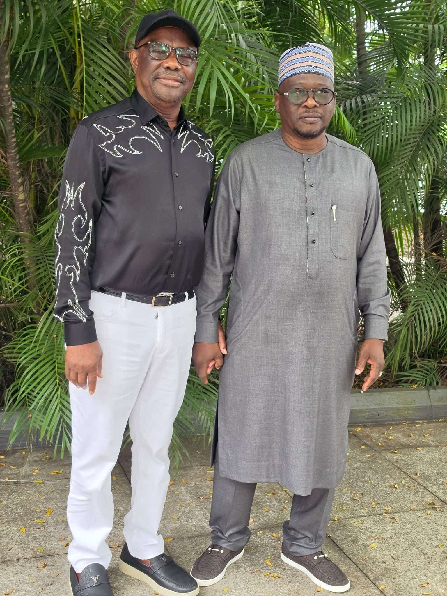 FCT Minister, Nyesom Wike and Governor of Adamawa State, Umar Fintiri