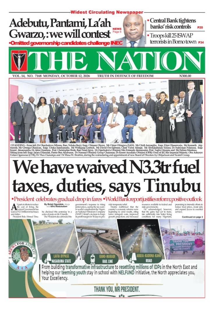 INEC List, Candidates Kick, Energy Cost, Others | Nigerian Newspapers Daily Front Pages Review