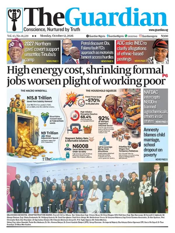 INEC List, Candidates Kick, Energy Cost, Others | Nigerian Newspapers Daily Front Pages Review