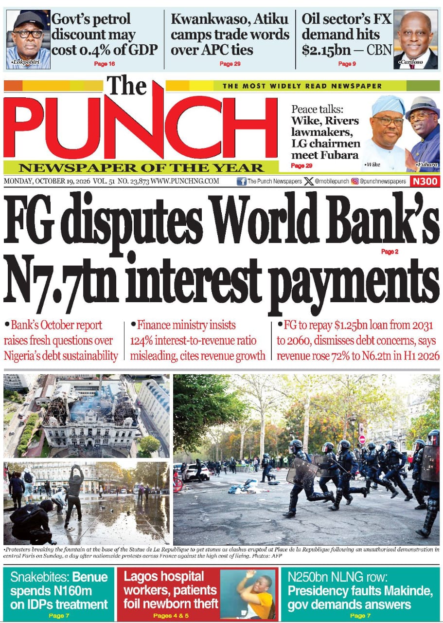 Single Candidate Collapses, Rising Rents, Others | Nigerian Newspapers Daily Front Pages Review
