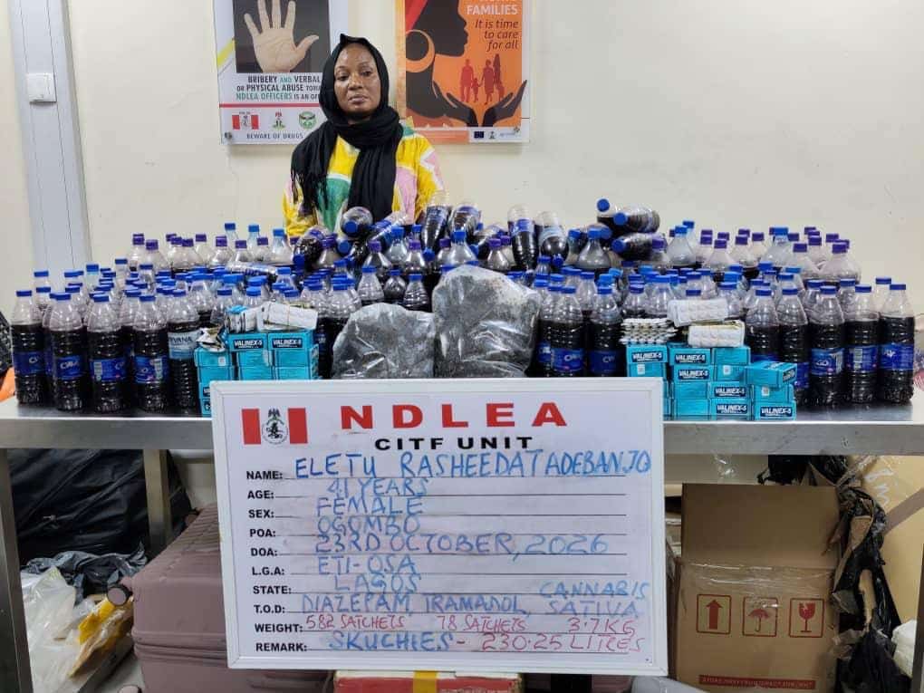 Photos: S/African Woman, US-based Grandma Arrested In NDLEA Airport Raids