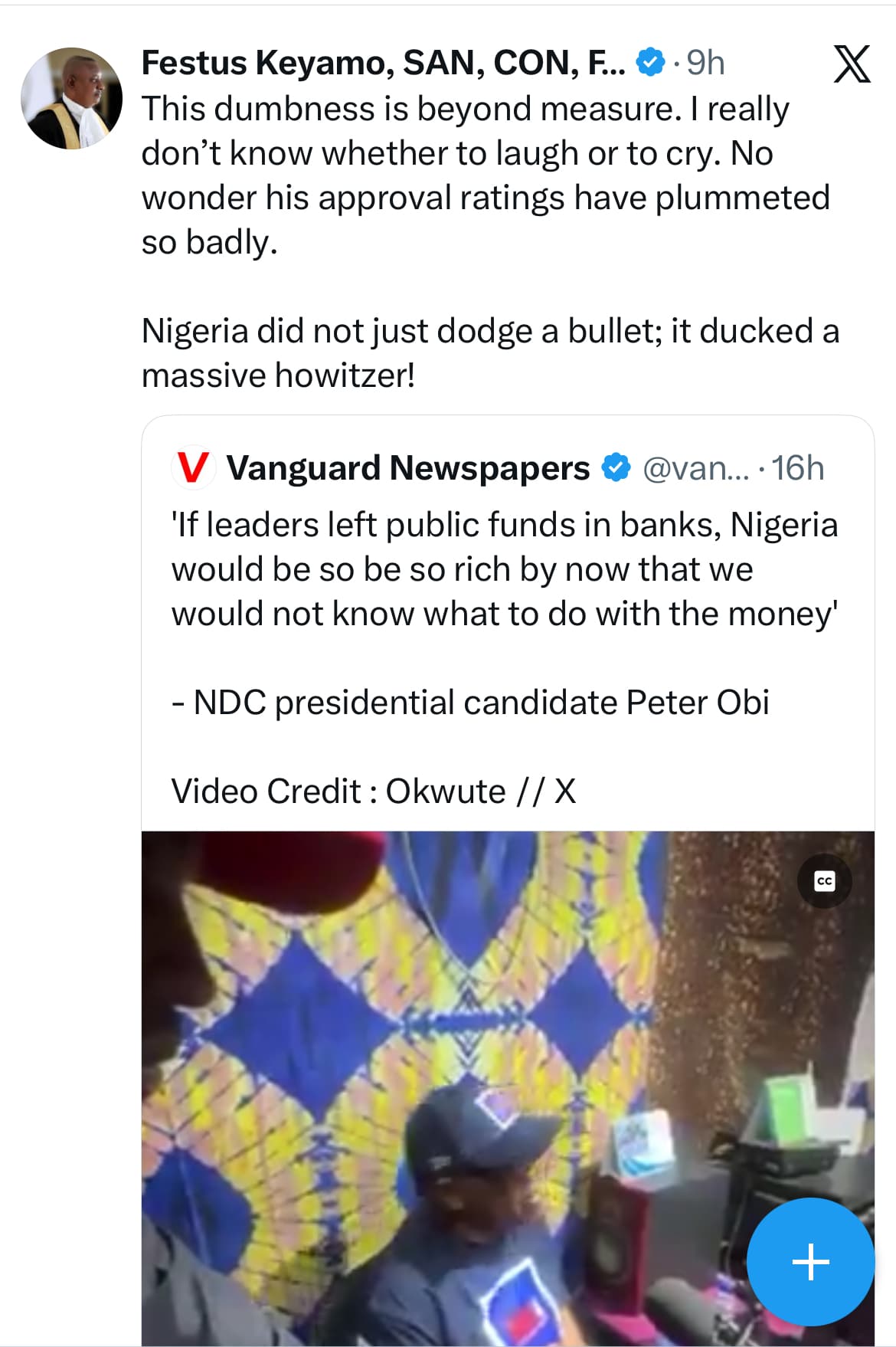 ‘This Dumbness Is Beyond Measure’ – Keyamo Blasts Peter Obi