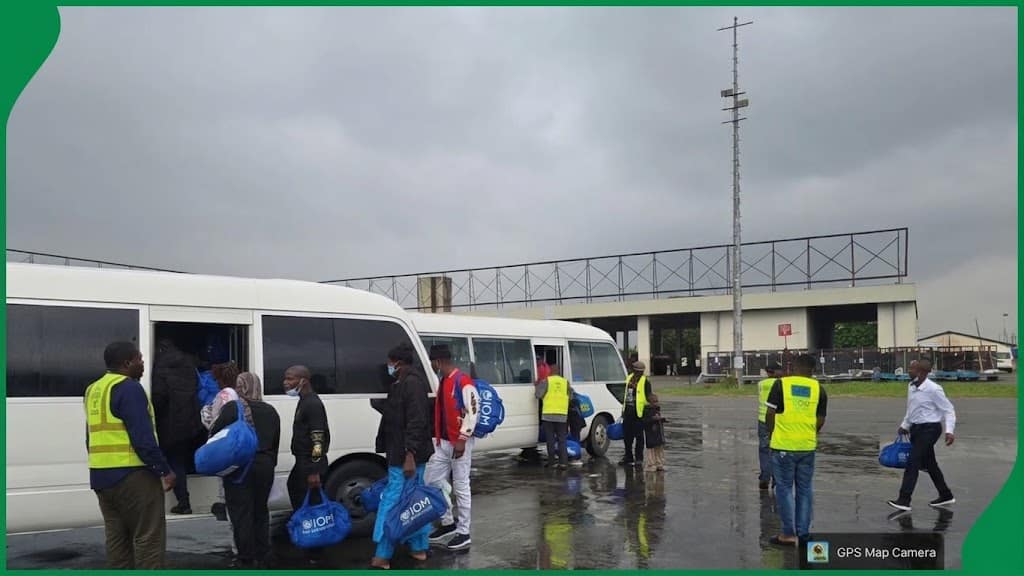 Nigerian returnees from Libya