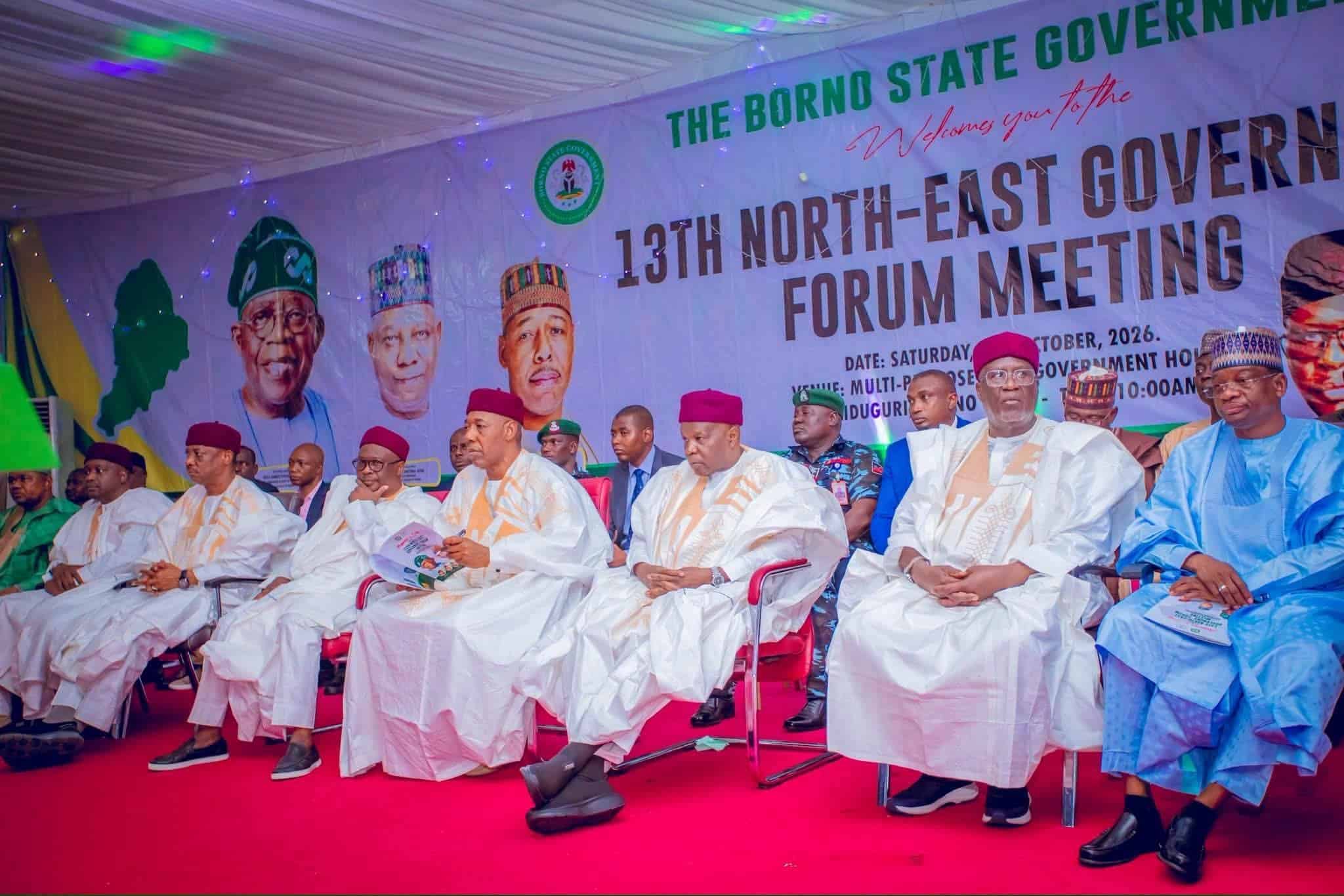 The six North-East Governors during the 3th Northeast Governors' Forum Meeting...