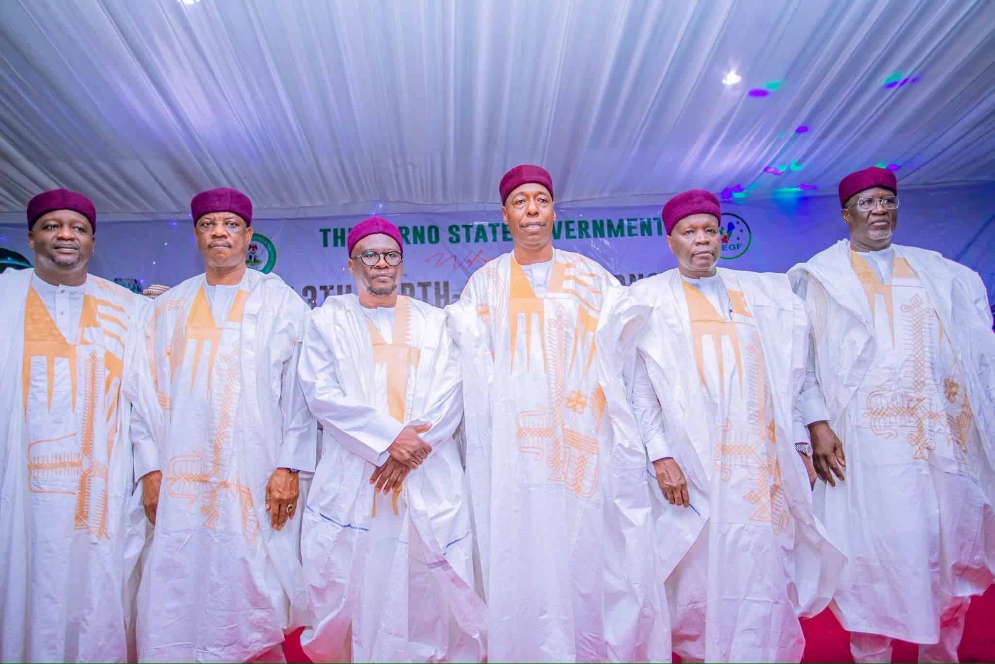 The six North-East Governors during the 13th Northeast Governors' Forum Meeting.