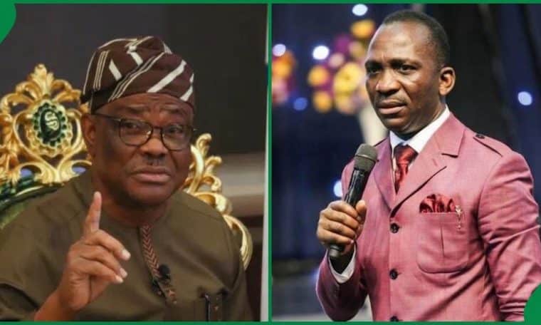 Nyesom Wike and Pastor Paul Enenche