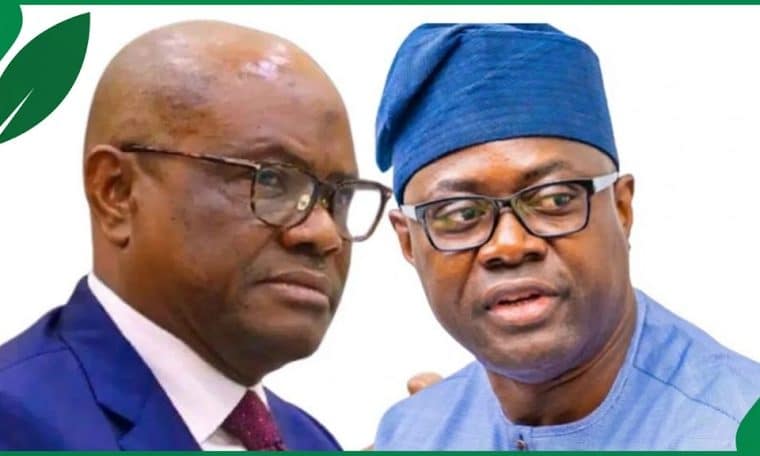 Nyesom Wike and Seyi Makinde