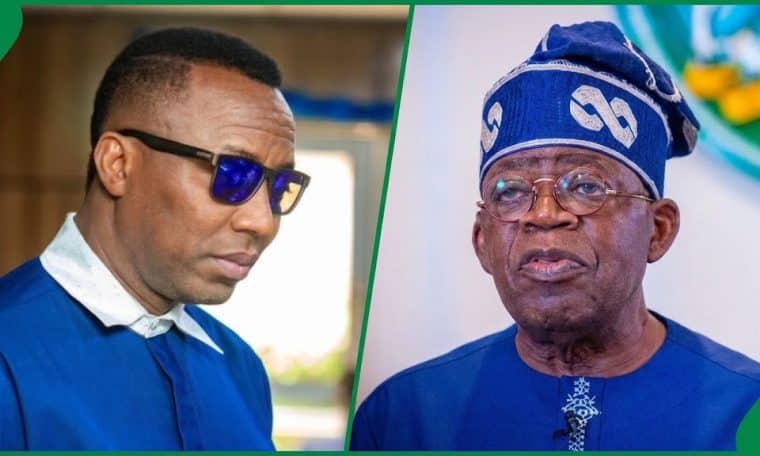 Omoyele Sowore and President Bola Tinubu