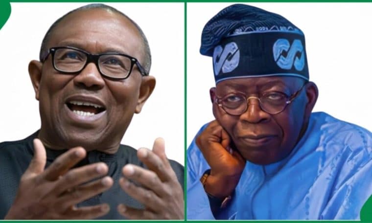 Peter Obi and President Bola Tinubu