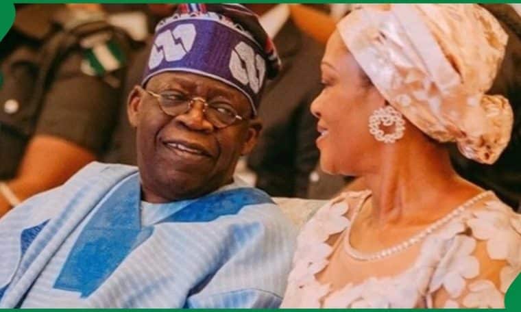 President Bola Tinubu and wife Remi Tinubu