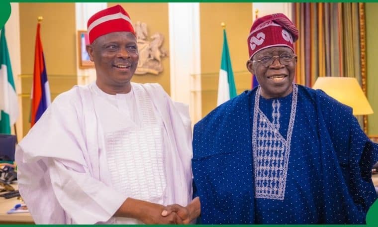 Rabiu Kwankwaso and President Bola Tinubu