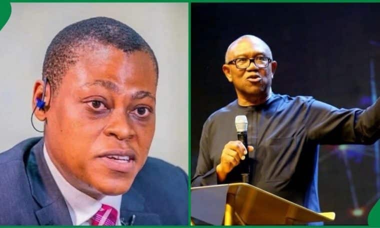 Rufai Oseni and Peter Obi