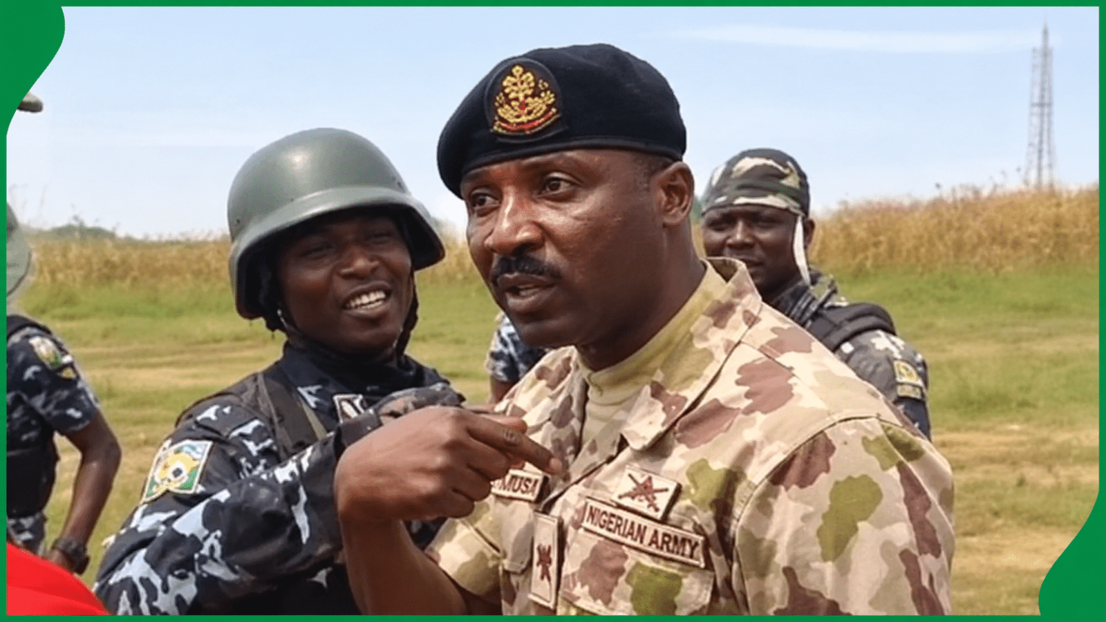 Soldier and Police clash
