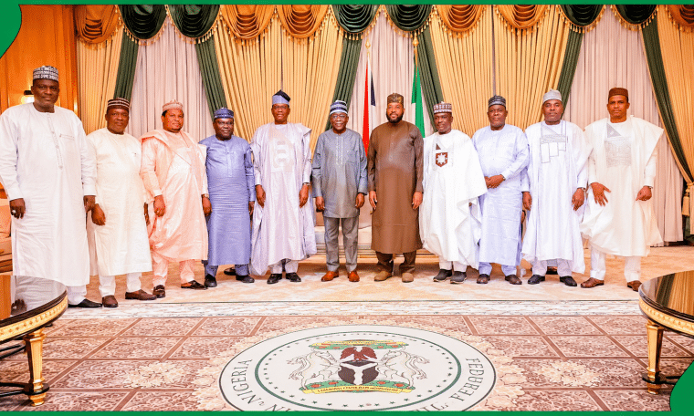 Suspended Zamfara Lawmakers With President Bola Tinubu