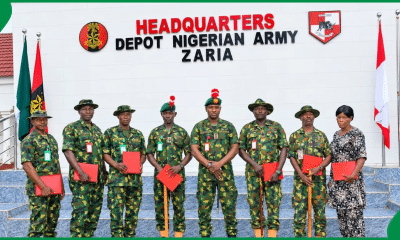 The discharged senior officers Photo: Nigerian Army