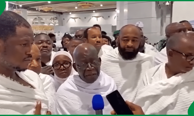 President Bola Tinubu performs Umrah