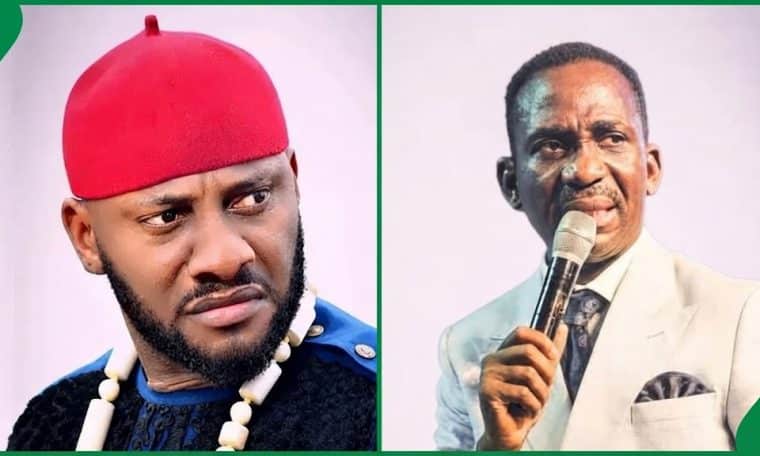 Yul Edochie and Pastor Paul Enenche