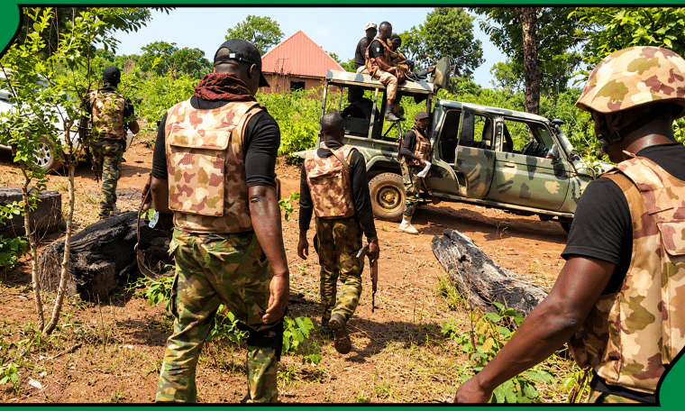 Troops of the Nigeria Army