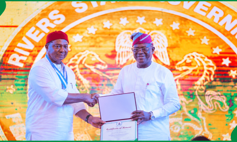 Hope Uzodimma and Nyesom Wike