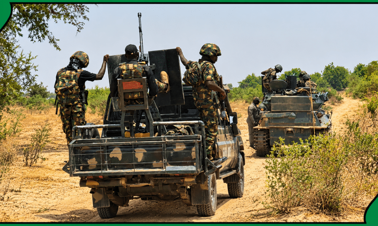 Troops of the Nigeria Army