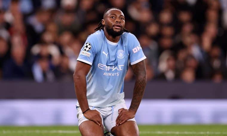 Manchester City winger Antoine Semenyo